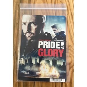 PRIDE AND GLORY - BLOCKBUSTER VIDEO BACKER CARD 5"X8"